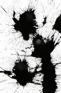 Blot, 2014 (tinta sobre papel) de Marco Campedelli