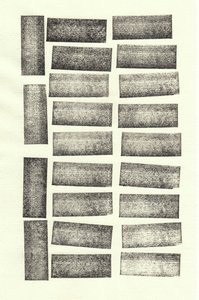 Stones_22, 2017 (sellos de caucho) de Marco Campedelli