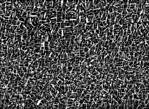 Textura, 2017 (tinta sobre papel ingres) de Marco Campedelli