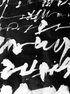Wabi Sabi (detalle), 2018 (tinta sobre papel) de Marco Campedelli