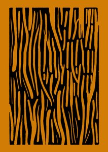 Madera, 2023 (linóleo sobre papel) de Marco Campedelli