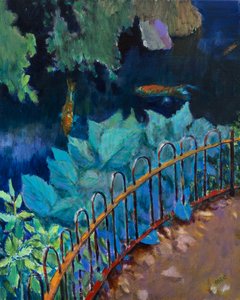 Koi y hostas de Marco Cazzulini
