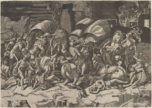 Batalla con un alfanje, ca. 1515-27