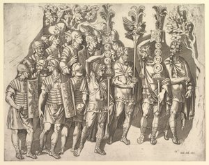 Speculum Romanae Magnificentiae: Una legión romana de la columna de Trajano de Marco Dente