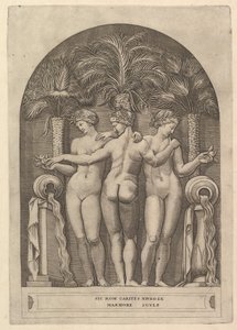 Speculum Romanae Magnificentiae: Las Tres Gracias de Marco Dente