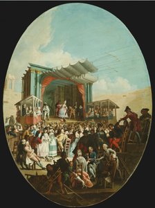 Una comedia italiana en Verona, 1772 de Marco Marcola