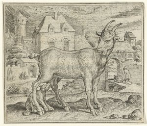 Fábula de la cabra y el joven lobo de Marcus Gheeraerts (I)