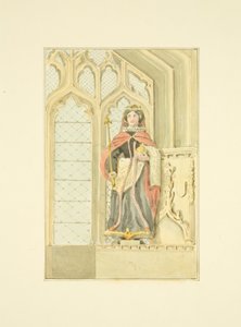 Figura de la Reina Isabel en la Capilla de Santa María de Santa María Redcliffe