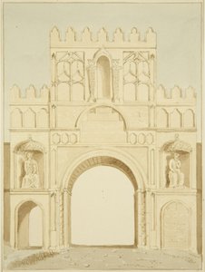 Puerta en el Black Castle, Brislington de Marcus H. Homes