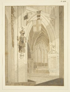 Monumento de Penn, banderas, etc., en St Mary Redcliffe de Marcus H. Homes