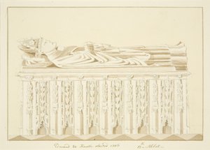 Tumba del Abad Knowles en la Catedral de Bristol de Marcus H. Homes