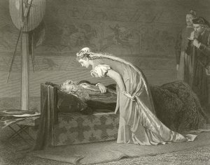 Lear y Cordelia de Marcus Stone
