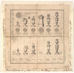 Piezas para un juego de ajedrez