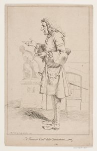 Retrato de Pier Leone Ghezzi (1674-1755)