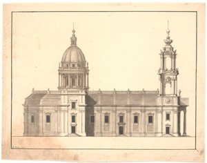 La misma iglesia, vista desde el lado