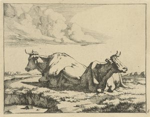 Dos vacas mentirosas Vacas y ovejas (título de la serie)