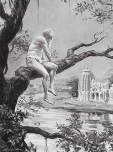 El final de un largo y próspero reinado (litografía) de Margaret (after) Dovaston