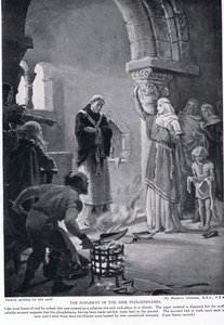 The Judgement of Nine Ploughshares, ilustración de "Hutchinson