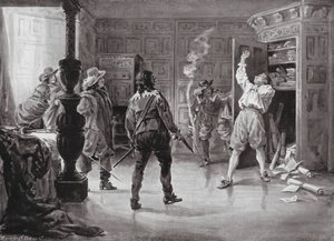 El asesinato del ministro español por los revolucionarios portugueses de Margaret (after) Dovaston