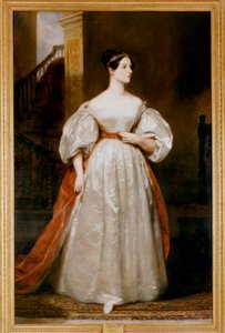Condesa Augusta Ada Lovelace 1815-1852, matemática y escritora inglesa de Margaret Carpenter