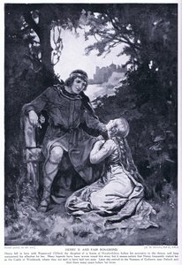 Enrique II y la bella Rosamund de Margaret Dovaston