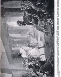 José ante el Faraón, c.1920 (litografía) de Margaret Dovaston