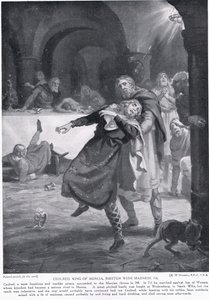 La locura del rey Ceolred de Mercia AD 716