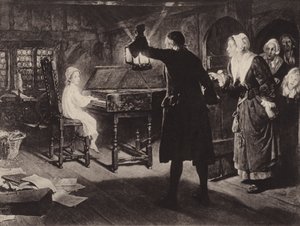 La niña Handel (litografía) de Margaret Isabel Dicksee