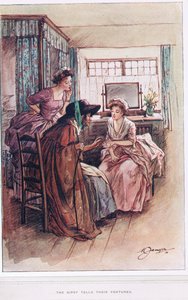 La gitana les dice su fortuna, ilustración de 