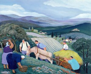 El carro de heno de Margaret Loxton