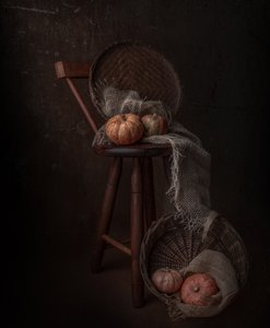 Naturaleza muerta de la cosecha de otoño de Margareth Perfoncio