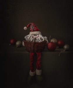 Papá Noel navideño y acogedor de Margareth Perfoncio