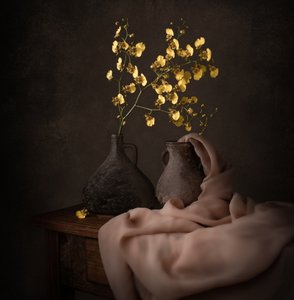 Orquídeas amarillas melancólicas de Margareth Perfoncio