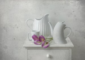 Naturaleza muerta de estilo «shabby chic»