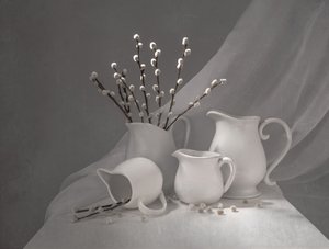 Jarras de sauce de primavera de Margareth Perfoncio