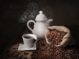 Una agradable mañana con café de Margareth Perfoncio