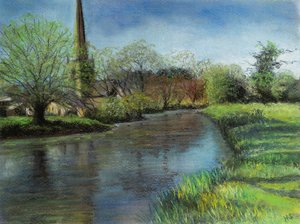 Iglesia de Burford, Cotswolds, 2020 de Margo Starkey