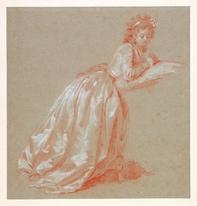 Joven mujer arrodillada de Marguerite Gerard
