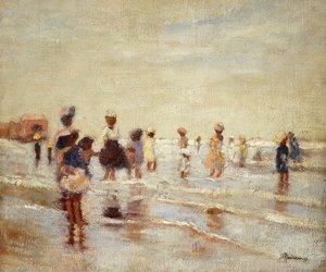Los bañistas de Marguerite Rousseau