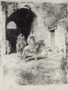 Guardia de la Casbah en Tetuán de Marià Fortuny Marsal