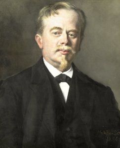 Retrato de Augustus Allebé (1838-1927) de Maria Alexandrina Reuss (prinses van Saxen Weimar Eisenbach)