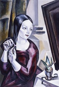 Mujer ante un espejo, 1922