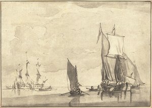 Marina de Maria Catharina Prestel after Willem van de Velde the Younger