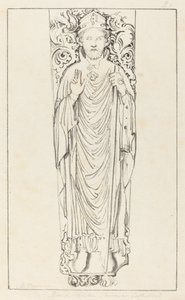 Obispo Wulstan, en la catedral de Worcester de Maria Denman after John Flaxman