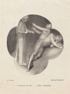 Creación de Eva, de la Catedral de Wells de Maria Denman after John Flaxman