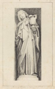San Juan, de la Capilla de Enrique VII en la Abadía de Westminster de Maria Denman after John Flaxman