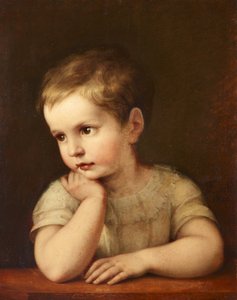 Retrato de un niño (Natalie Stuntz, sobrina del artista) de Maria Elektrine (Freifrau von) Freyberg( Eisenberg)