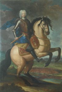 Retrato ecuestre de Carlo Emanuele III de Maria Giovanna Clementi