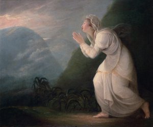 Dama persa adorando al sol naciente, 1784 de Maria Hadfield Cosway