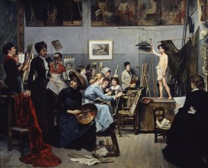 El estudio de la Academia Julian